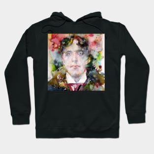 OSCAR WILDE watercolor portrait .11 Hoodie